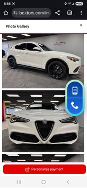 White 2019 Alfa Romeo Stelvio Ti
