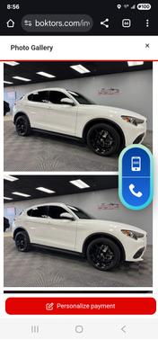 White 2019 Alfa Romeo Stelvio Ti