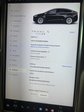 Black 2017 Tesla Model X 100D
