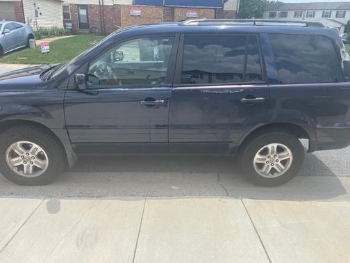 Blue 2004 Honda Pilot EX-L