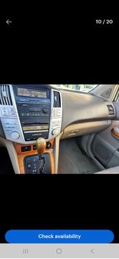 White 2009 Lexus RX 350 Base