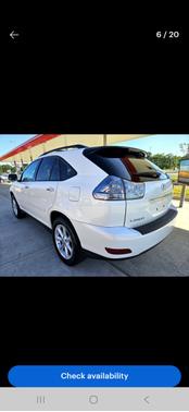 White 2009 Lexus RX 350 Base