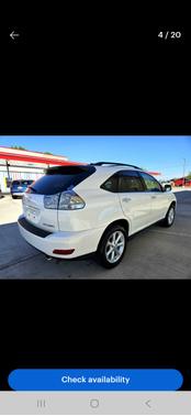 White 2009 Lexus RX 350 Base