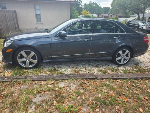 Blue 2010 Mercedes-Benz E-Class E 350