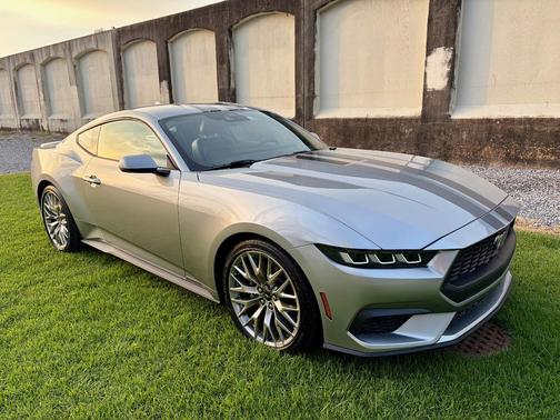 Silver 2024 Ford Mustang EcoBoost Premium