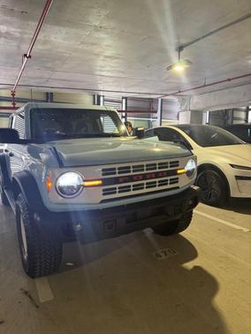 Blue 2025 Ford Bronco Heritage Edition