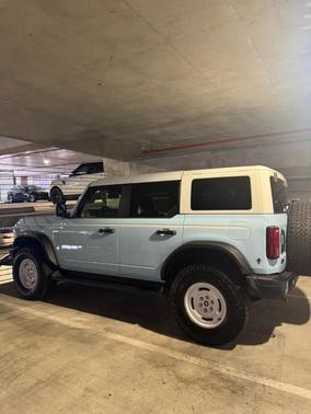 Blue 2025 Ford Bronco Heritage Edition