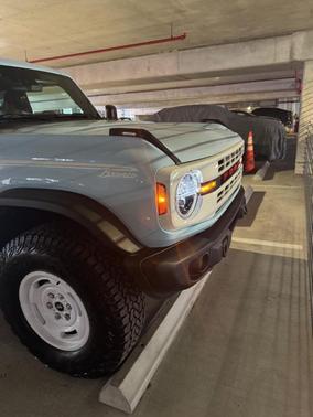 Blue 2025 Ford Bronco Heritage Edition