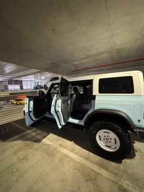 Blue 2025 Ford Bronco Heritage Edition
