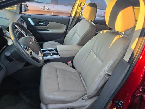 Red 2013 Ford Edge Limited
