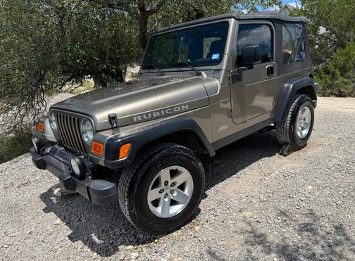 Beige 2003 Jeep Wrangler Rubicon