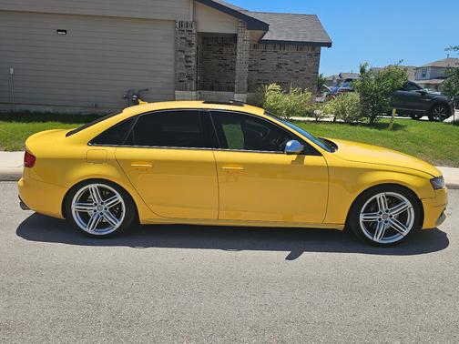Yellow 2010 Audi S4 3.0 Prestige