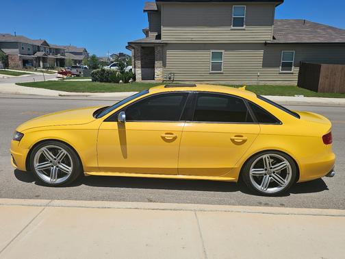 Yellow 2010 Audi S4 3.0 Prestige