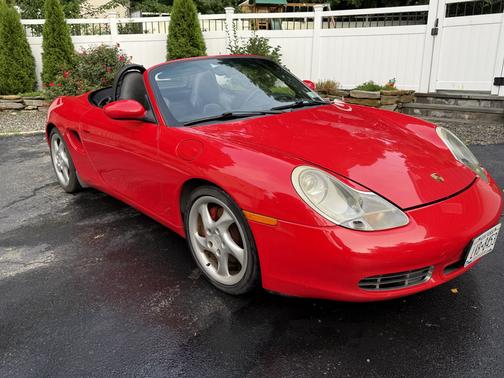 Red 2002 Porsche Boxster Boxster S
