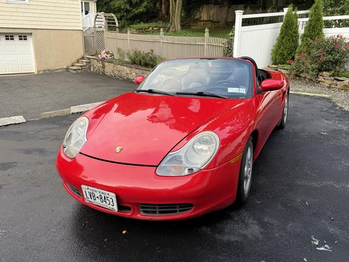 Red 2002 Porsche Boxster Boxster S