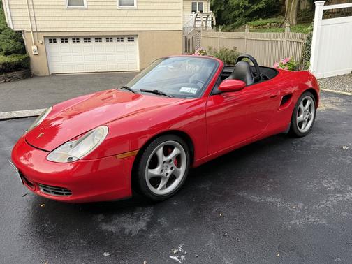 Red 2002 Porsche Boxster Boxster S