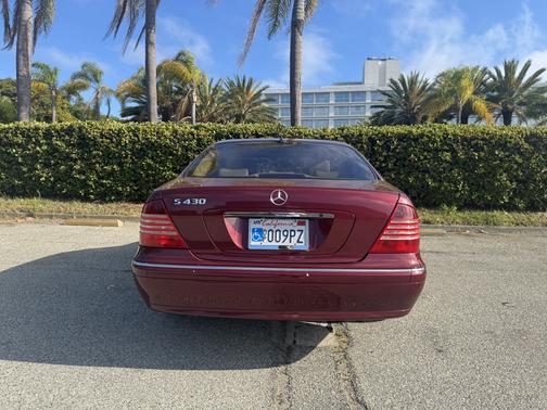 Red 2004 Mercedes-Benz S-Class S430