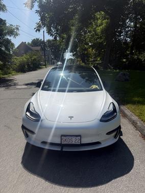 White 2021 Tesla Model 3 Long Range