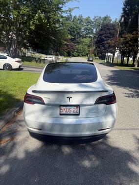 White 2021 Tesla Model 3 Long Range