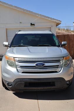 Silver 2015 Ford Explorer Limited