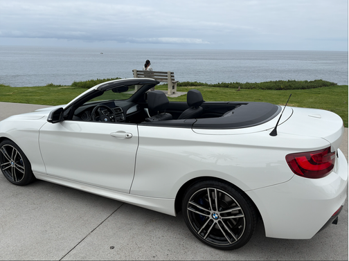 White 2017 BMW M240 i