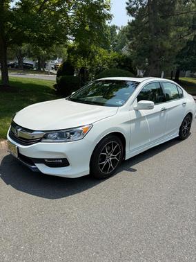 White 2017 Honda Accord Sport