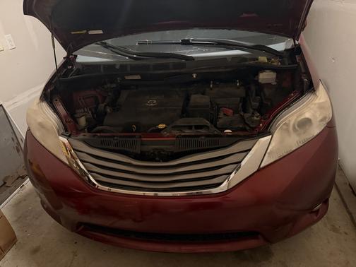 Red 2013 Toyota Sienna Limited