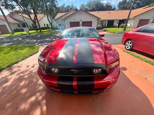 Red 2013 Ford Mustang V6 Premium