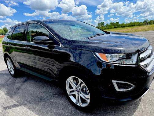 Black 2017 Ford Edge Titanium