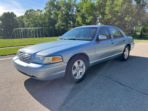Blue 2011 Ford Crown Victoria LX