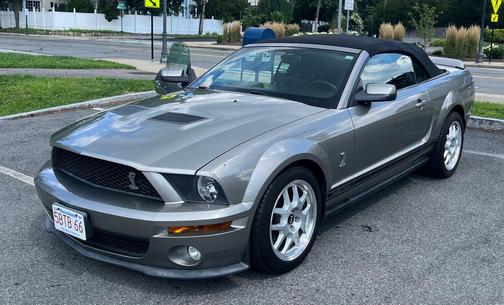 Silver 2009 Ford Mustang Shelby GT500