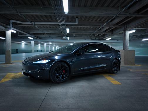 Gray 2024 Tesla Model 3 Performance