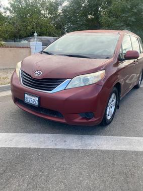 Red 2011 Toyota Sienna LE