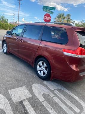 Red 2011 Toyota Sienna LE