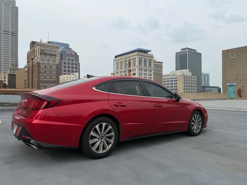 Red 2020 Hyundai SONATA SEL