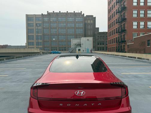 Red 2020 Hyundai SONATA SEL