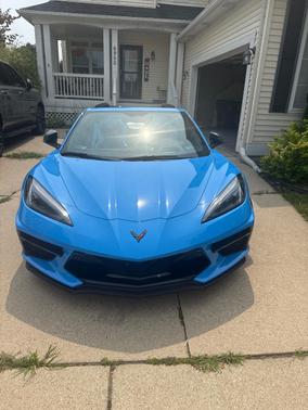 Blue 2022 Chevrolet Corvette Stingray w/3LT