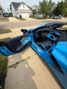 Blue 2022 Chevrolet Corvette Stingray w/3LT