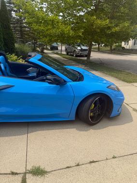 Blue 2022 Chevrolet Corvette Stingray w/3LT