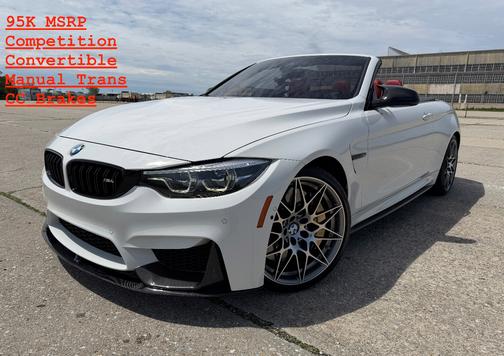 White 2020 BMW M4 Base