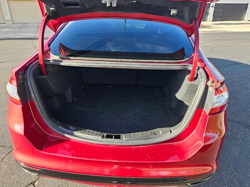 Red 2013 Ford Fusion Titanium
