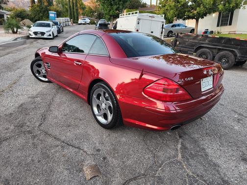 Red 2005 Mercedes-Benz SL-Class SL600 Roadster