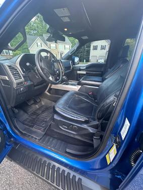 Blue 2015 Ford F-150 Lariat
