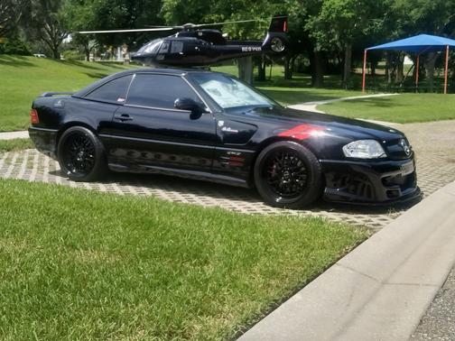 Black 1999 Mercedes-Benz SL-Class SL500 Roadster