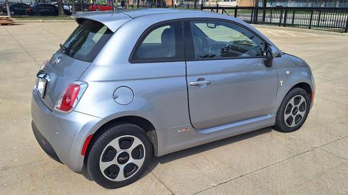 Silver 2017 FIAT 500e Battery Electric