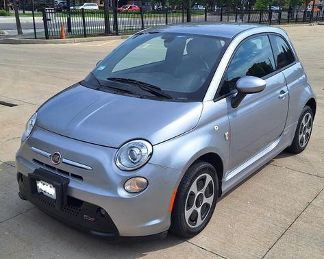 Silver 2017 FIAT 500e Battery Electric