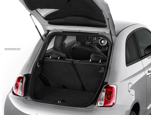 Silver 2017 FIAT 500e Battery Electric