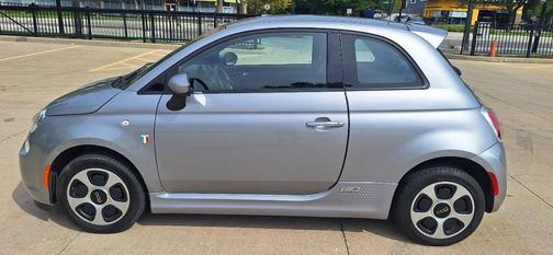 Silver 2017 FIAT 500e Battery Electric