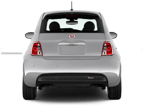 Silver 2017 FIAT 500e Battery Electric