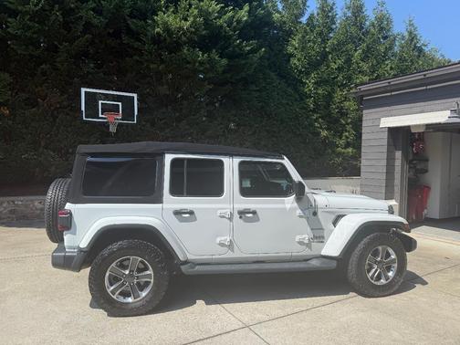 White 2020 Jeep Wrangler Unlimited Sahara